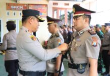 Kapolres Malang Pimpin Sertijab Kapolsek Tajinan, Dorong Sinergi dan Pelayanan Humanis