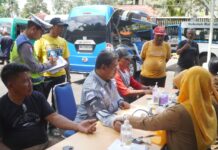 Ramp Check dan Tes Urine, Satlantas Polres Malang Pastikan Angkutan Umum Laik Jalan