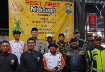 Jelang Lebaran Idul Fitri 2026 Kapolsek Dampit Gandeng Banser Dan ORARI Ciptakan Harkamtibmas